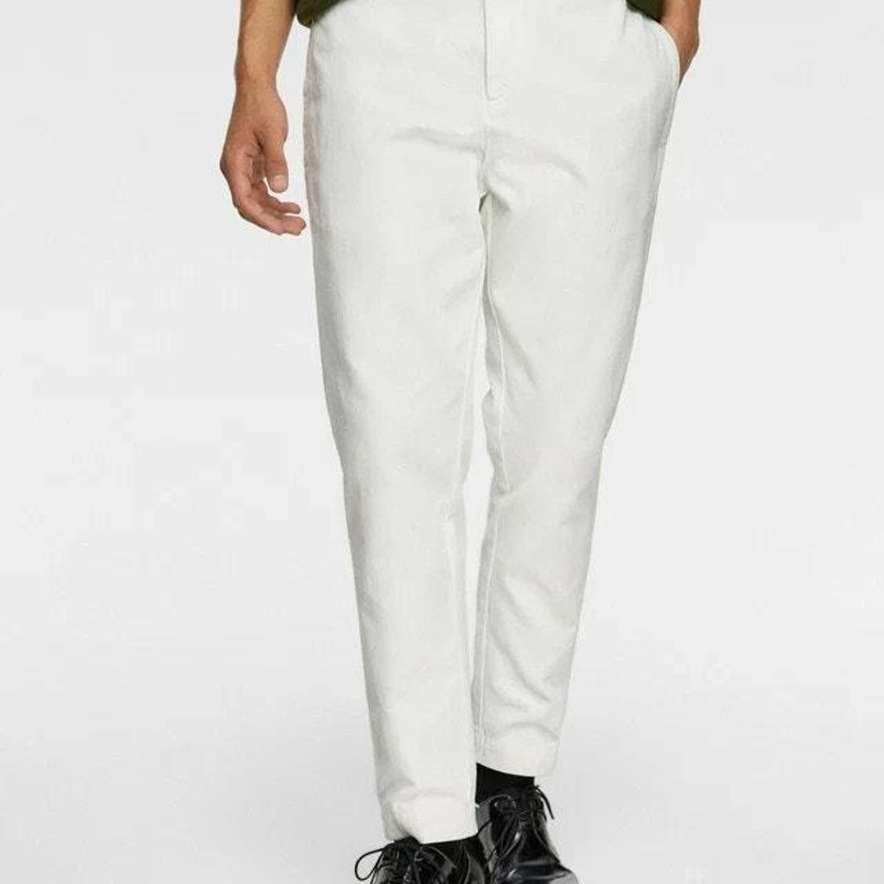 Zara Men's Pants - White | Depop US