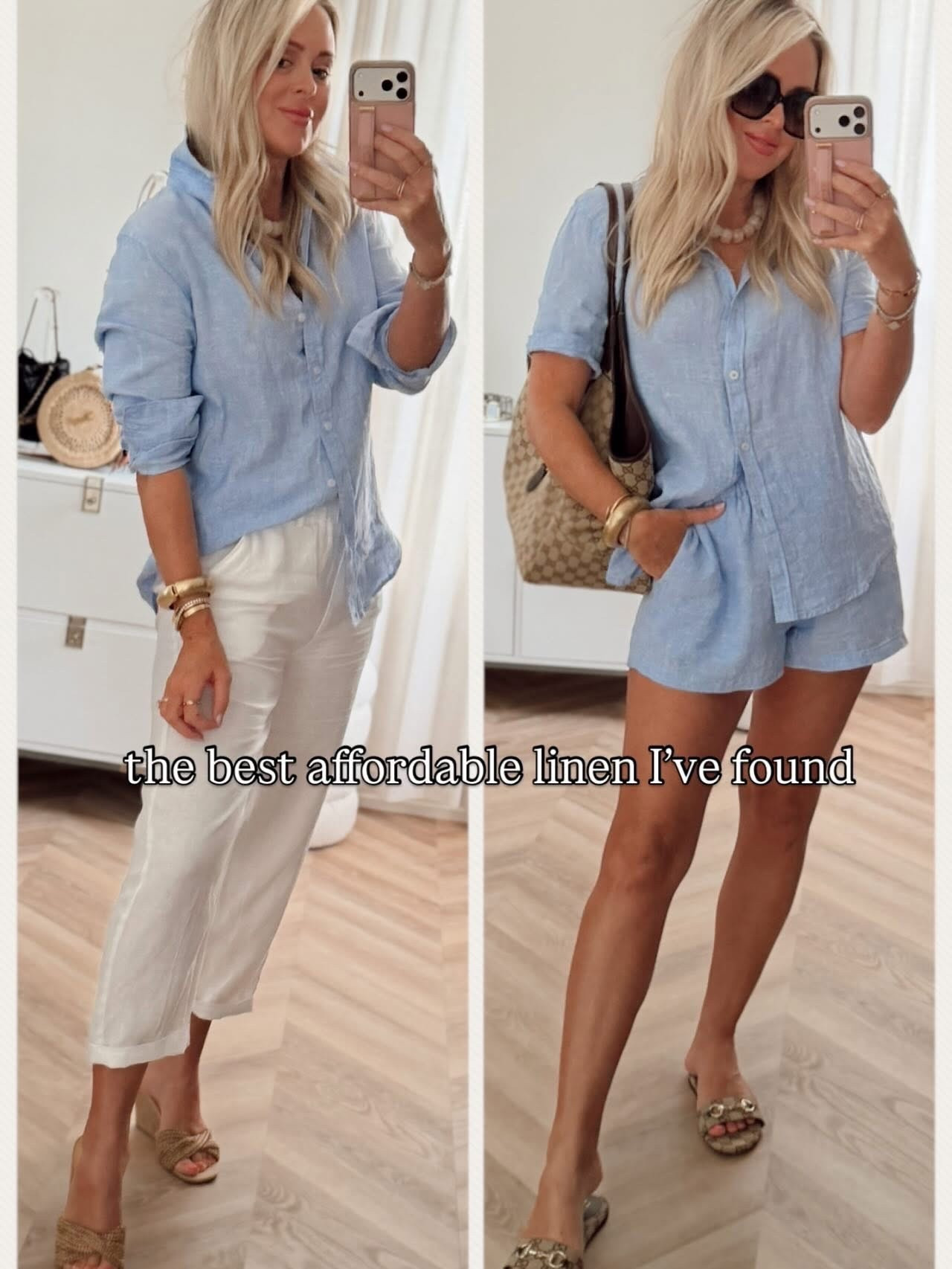 This blue linen moment 💙✨

Packing this for Florida immediately ☀️✈️ — lightweight, breathable, and so flattering. The short sleeve set with elastic waist shorts is the easiest throw-on look (styled mine with slides 🙌🏼).

Also loving the linen pants paired with the long sleeve version for a more elevated vibe. If you’re between sizes, I’d size up!

spring outfits 2026, summer outfits, vacation outfits, linen set, linen pants, travel outfits, resort wear, effortless style

#LTKgrwm #LTKSeasonal #LTKootd