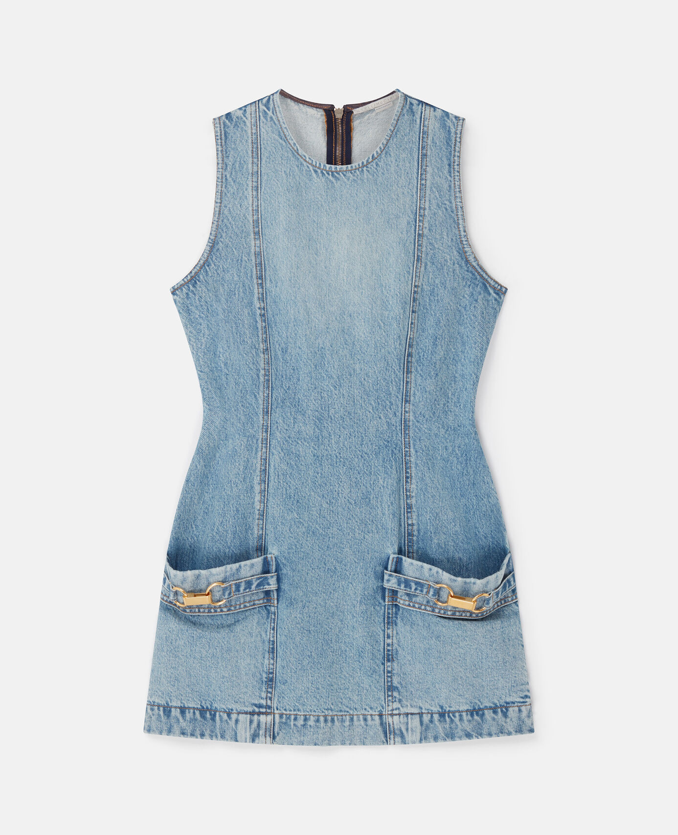Clasp-Embellished Sleeveless Mini Dress | Stella McCartney (Global)