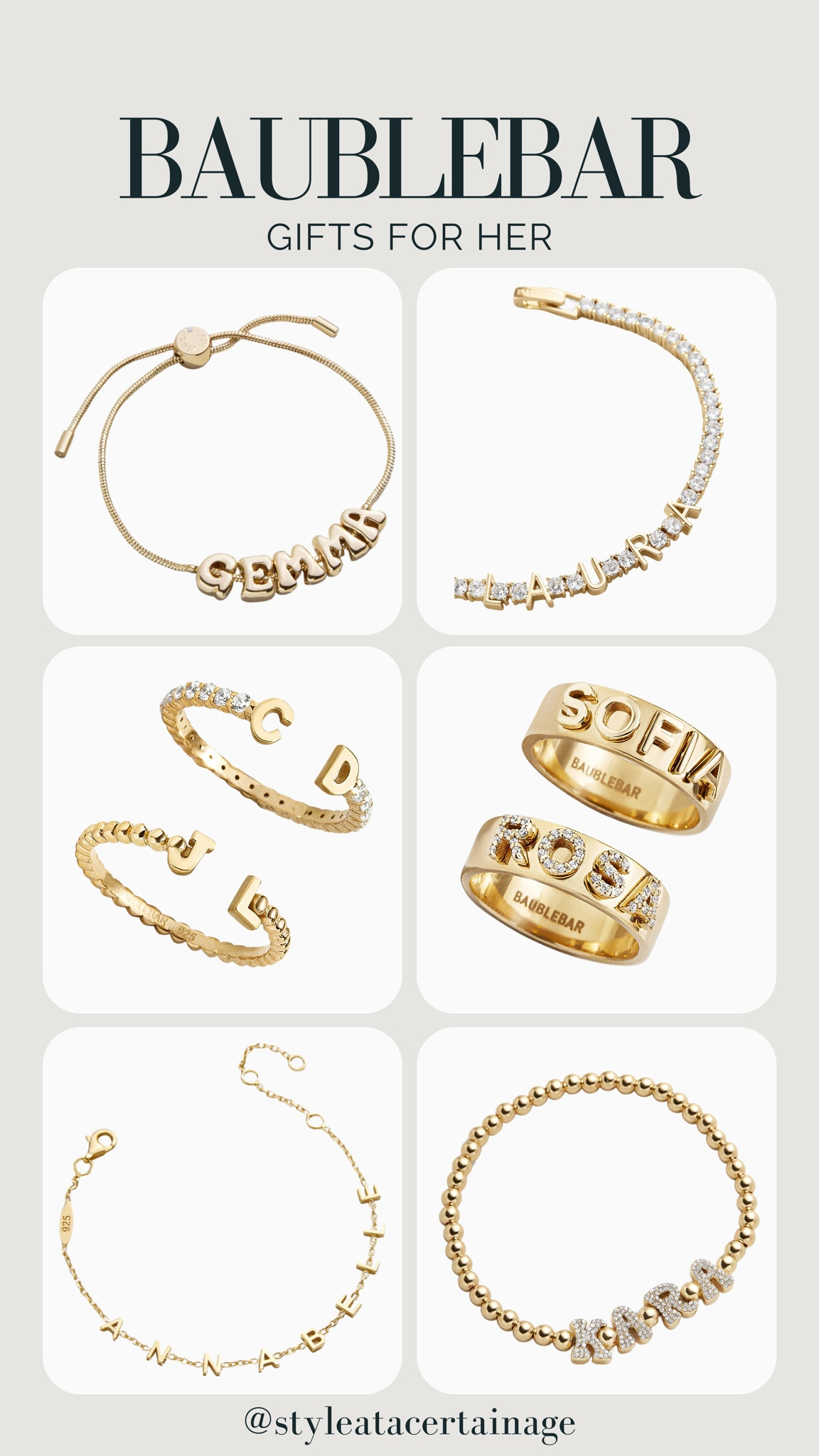 BaubleBar jewelry sale ✨ 

Perfect Christmas gift idea for the ladies! 

#christmas #giftguide #giftsforher

#LTKSeasonal #LTKGiftGuide #LTKSaleAlert