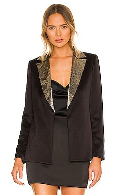 Alice + Olivia Eve Blazer in Black from Revolve.com | Revolve Clothing (Global)