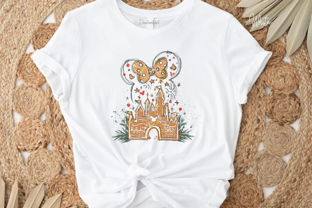 Disney Gingerbread Castle Shirt Christmas Castle Shirt - Etsy | Etsy (US)