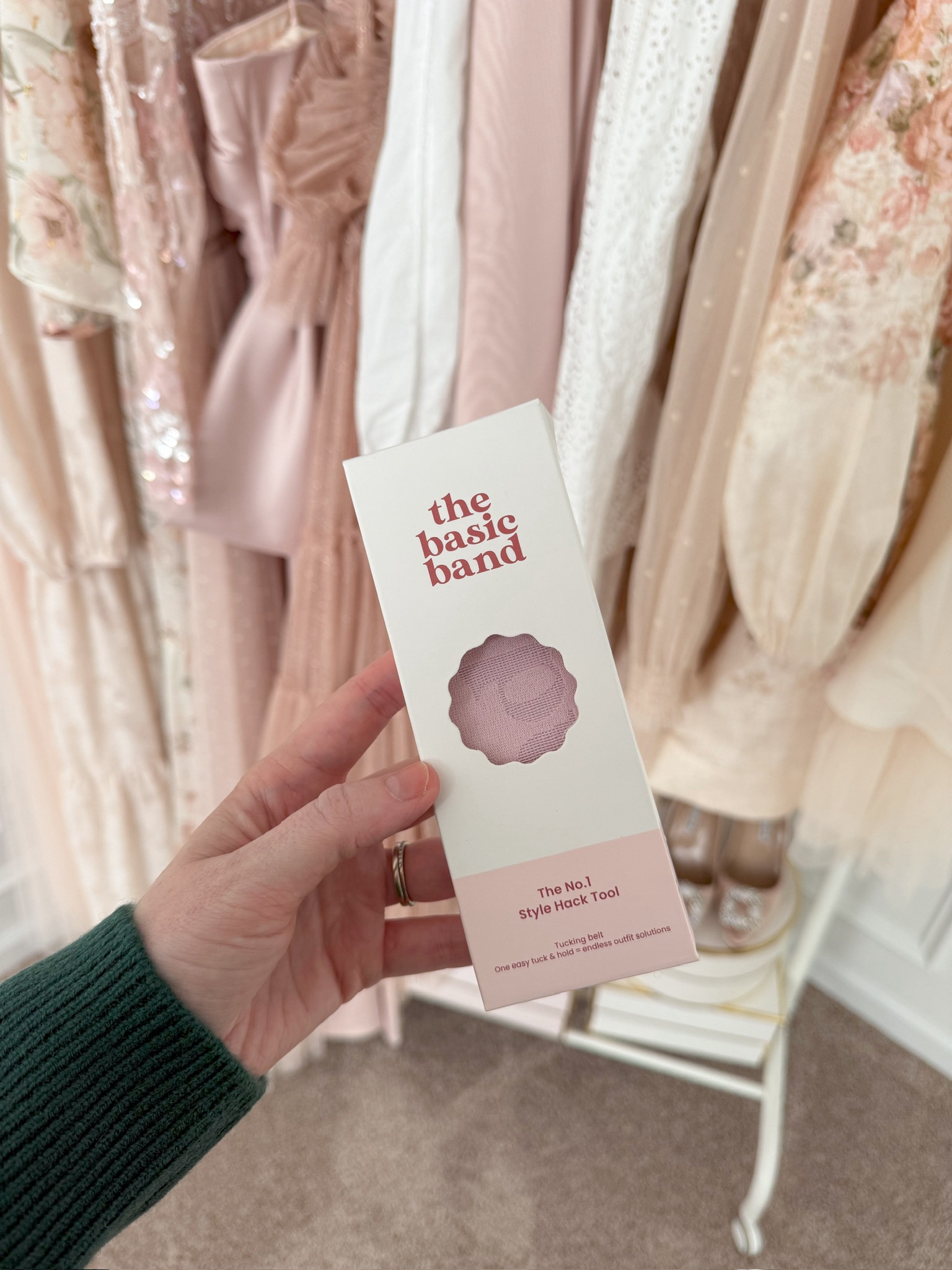 Just bought the coolest clothing hack!! The Basic Band is an elastic tucking belt. You can tuck tops and sweaters into it to create a tucked in or more cropped look! This would make a good gift for her! 

#LTKSeasonal #LTKHoliday #LTKGiftGuide