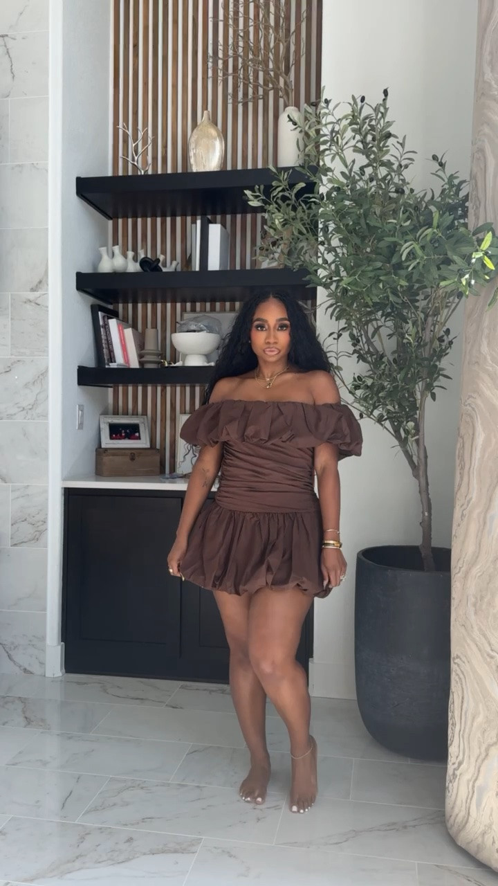 Under $100 mini summer dresses with bubble hem and sleeves

#LTKootd #LTKMidsize