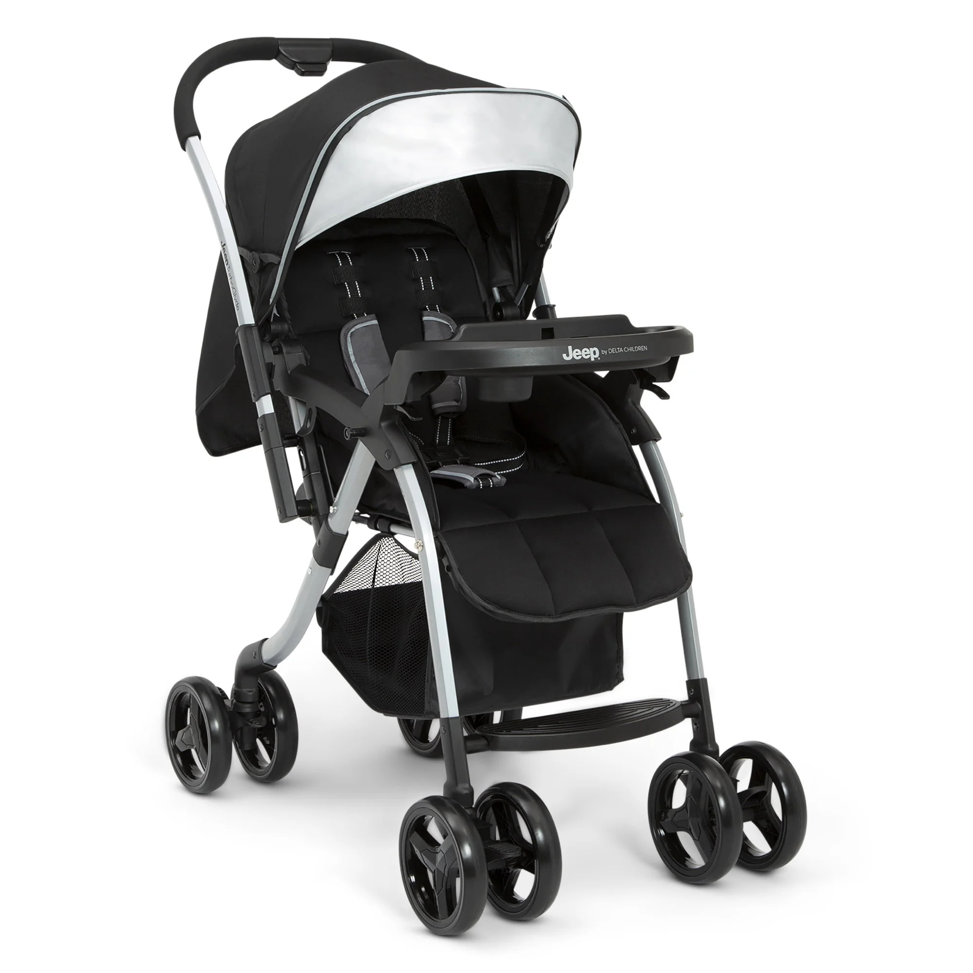 Jeep TurboGlyde Reversible Handle Stroller by Delta Children, Black | Walmart (US)