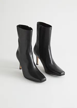 Thin Heel Leather Boots | & Other Stories (EU + UK)
