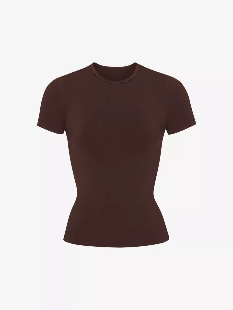Smoothing slim-fit stretch-woven T-shirt | Selfridges