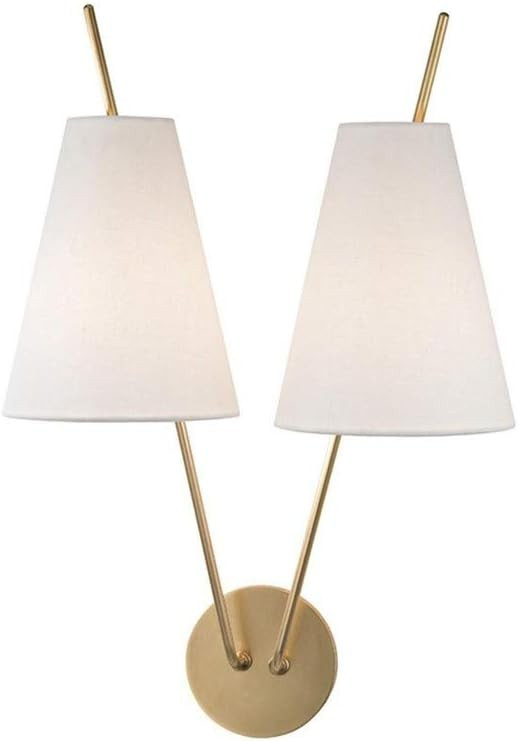 Hudson Valley Lighting 6322-AGB Milan - Two Light Wall Sconce - 14 Inches Wide by 22 Inches High,... | Amazon (US)