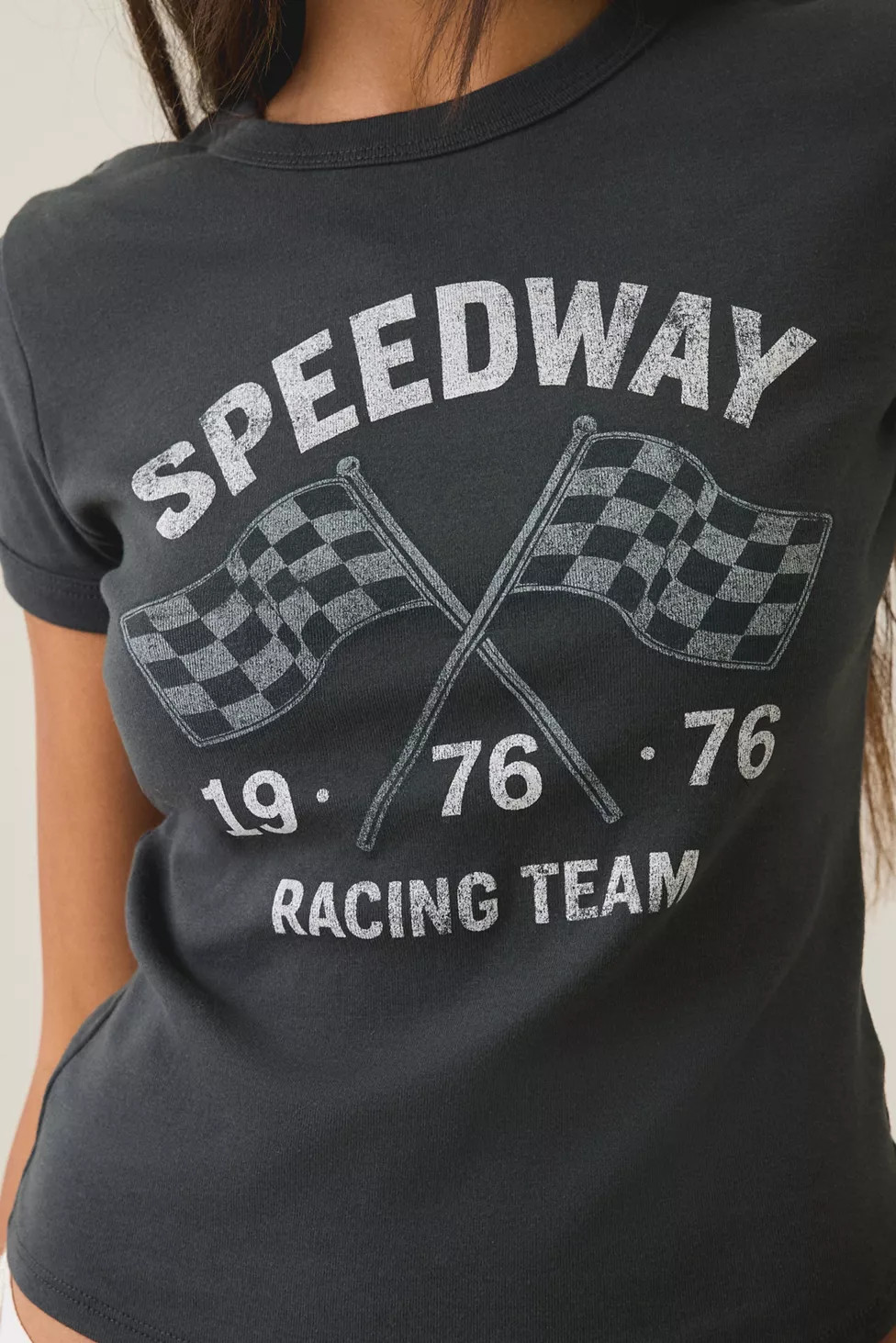 Speedway Graphic Cotton Slim Tee | Urban Outfitters (US and RoW)