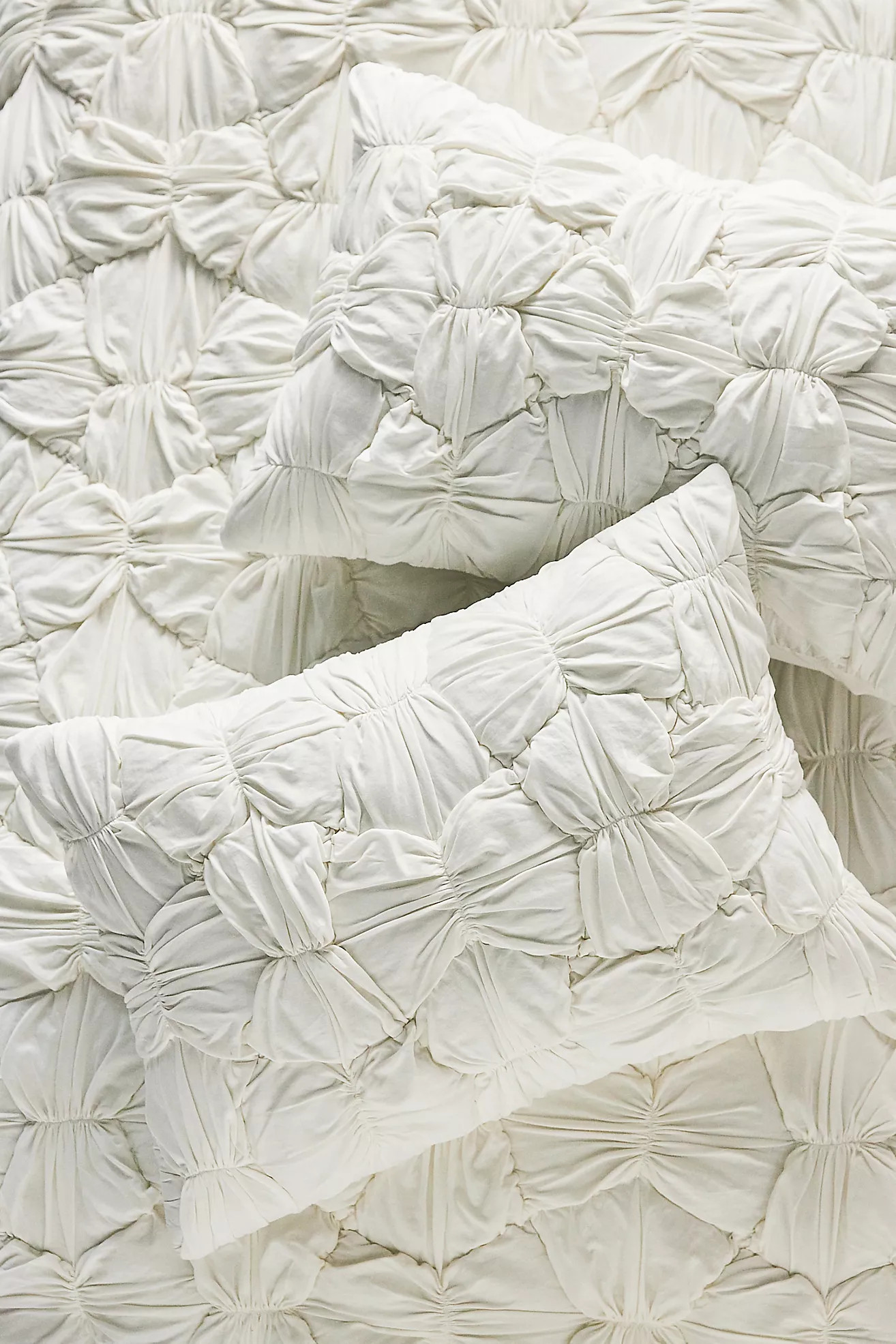 Constance Cotton Jersey Cloud Shams, Set of 2 | Anthropologie (US)