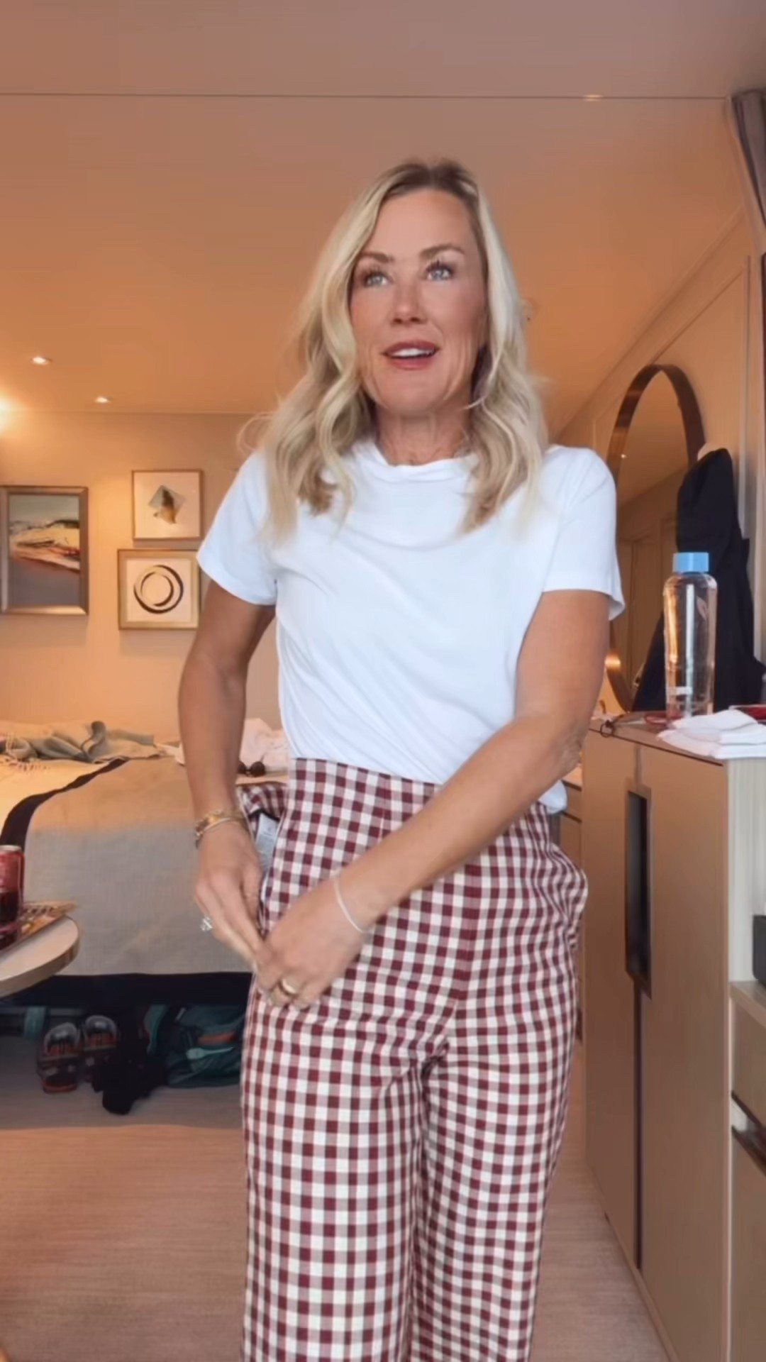 Another outfit of the night on the boat! Here’s what I’m wearing day 2 in Antarctica. Pants: XS |  Top: Small

#LTKStyleTip #LTKSeasonal #LTKOver40