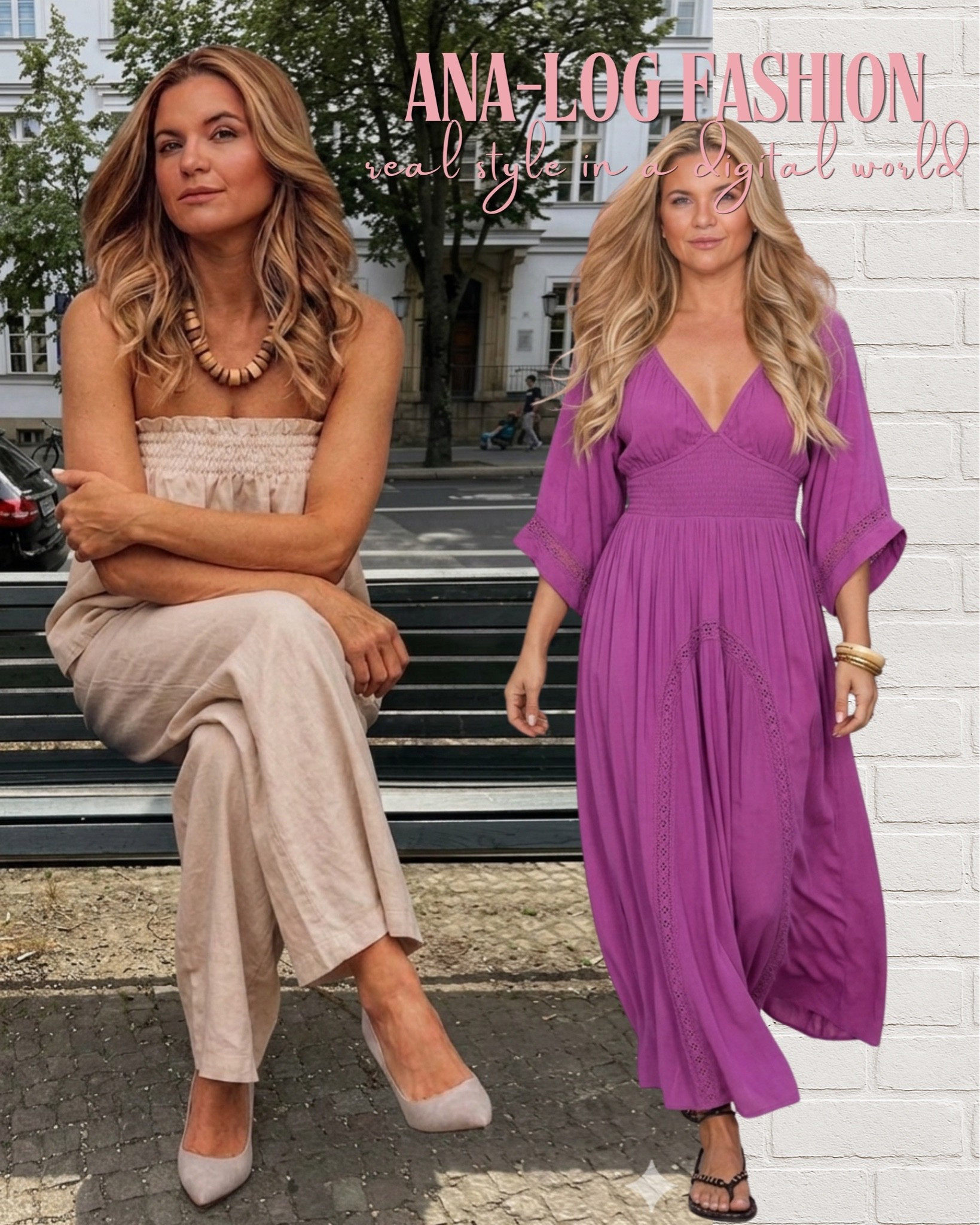 Bringing real style to your digital feed.
Obsessed with how effortless these pieces feel. On the left: a timeless strapless neutral moment. On the right: a stunning, flowy purple maxi that commands attention.
Everything is linked in my LTK.

XOXO,
Ana Randall💗

#LTKshoppable #FashionInspo #StreetStyle #BohoChic #SummerVibes

#LTKstyletip