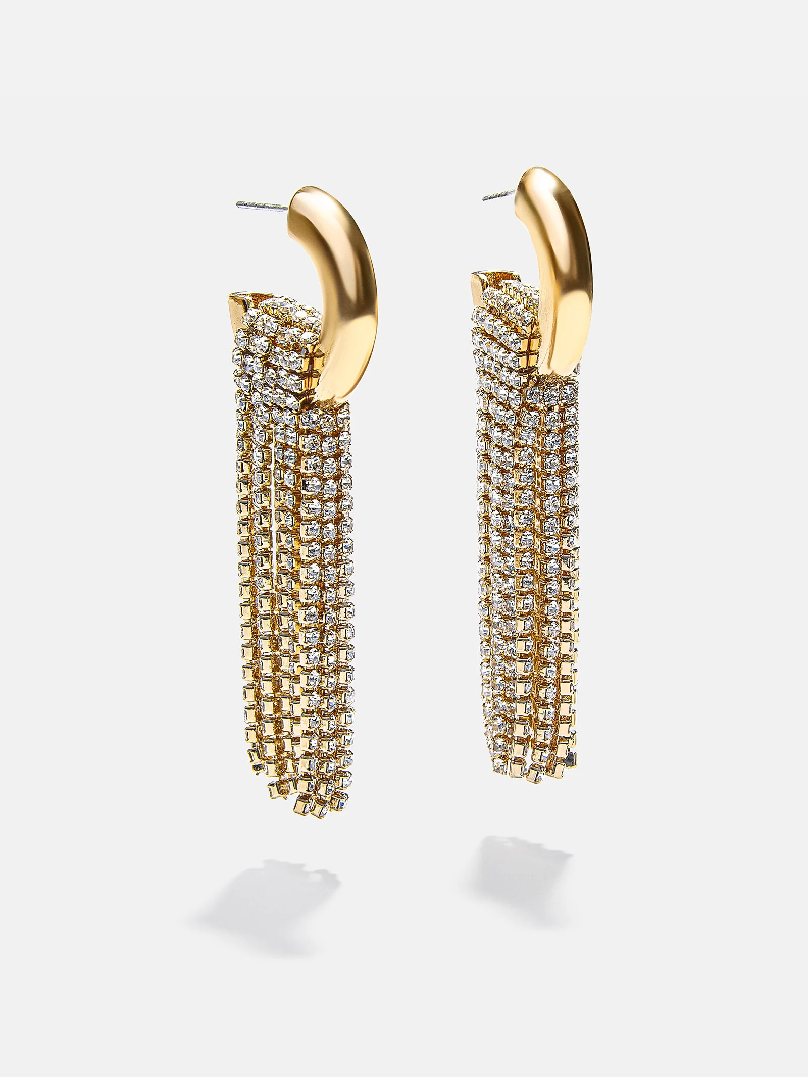 Talia Statement Earrings - Gold/Pavé | BaubleBar (US)