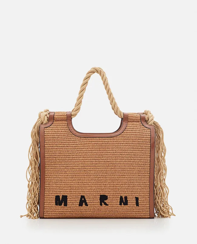 MARCEL RAFFIA TOTE BAG | Biffi Boutique Spa