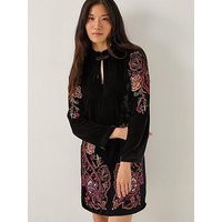 Monsoon Faye Velvet Tunic - Black | Very (UK)