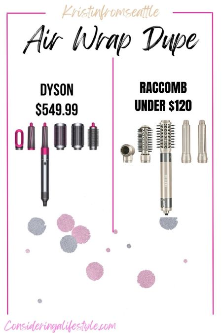 FINALLY! A dupe of the dyson air wrap hair styling too!!! I'm so excited about this I ordered the dupe right away. As you can see, a huge price difference. Grab this hair tool dupe while you can! This would make a great Valentine's Day gift for yourself or that special someone!


#LTKBeauty #LTKStyleTip #LTKGiftGuide