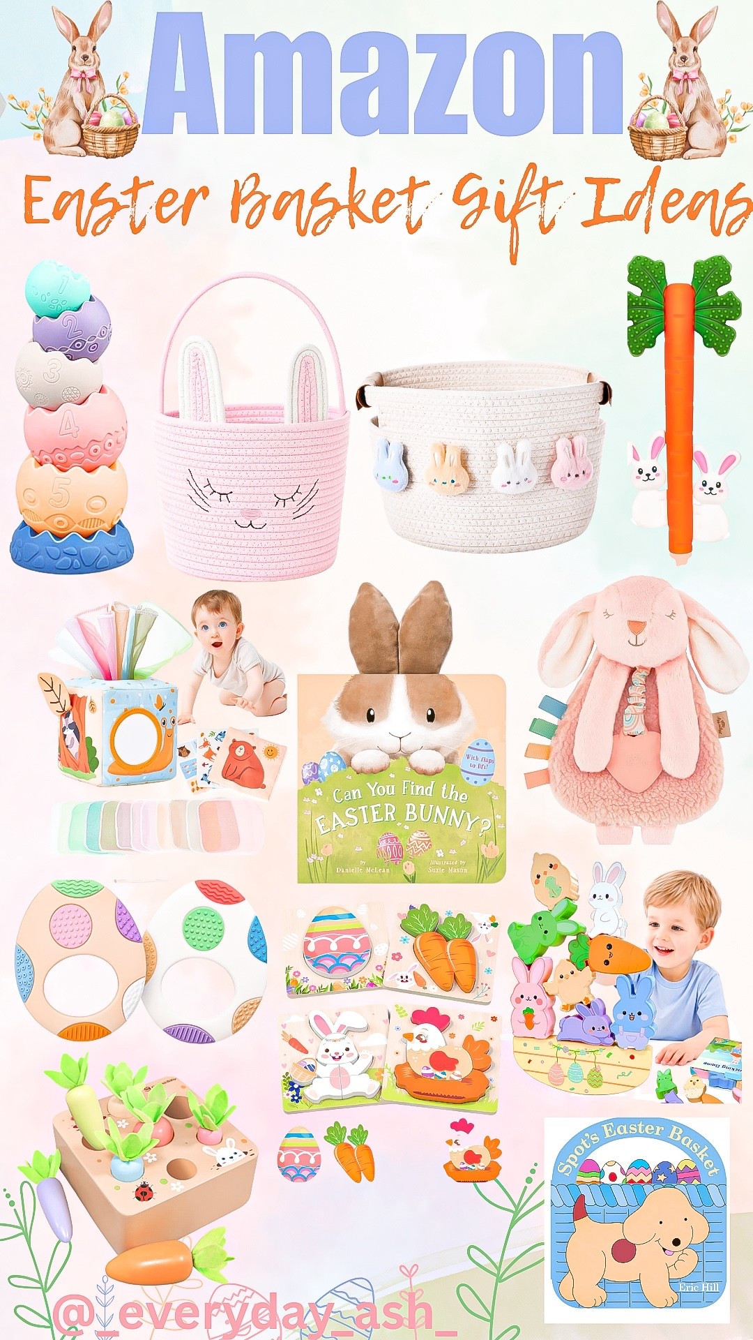 Amazon // Easter basket gift idea 💗💜

Kids toys, gifts for kids, Easter basket gift idea, baby gifts, Amazon gifts 

#LTKBaby #LTKKids #LTKSeasonal