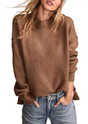 Lucky Brand Women's Mock Neck Sweater, Medium | Belk