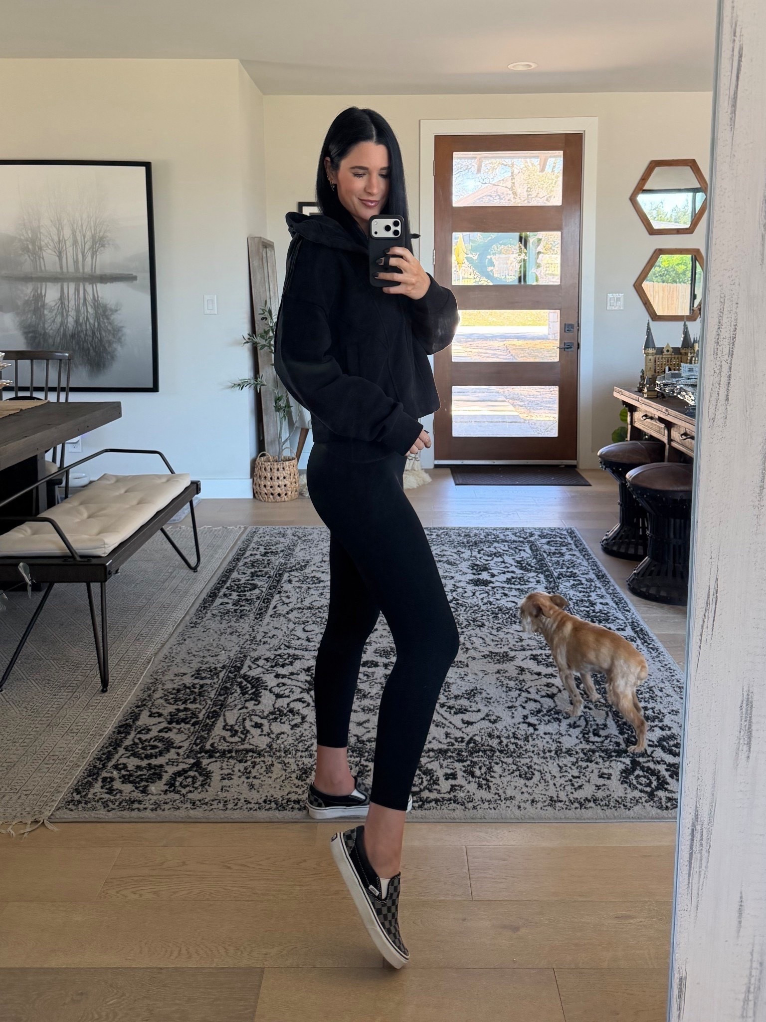 LAST DAY! 20% off SPANX sitewide with code LTKSPANX.

Another favorite SPANX new release! This fleece hooded jacket is SO comfortable! I’m wearing a size small. I have it paired with the SPANX booty boost 3/4 leggings. Wearing a size small. 

Use code DTKxSPANX for 15% off plus free shipping after March 15.

