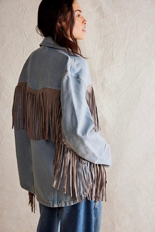 Fringe Out Denim Jacket | Free People (Global - UK&FR Excluded)