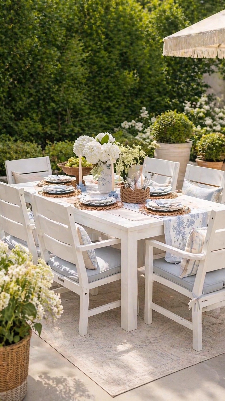 Beautiful outdoor dining table! I linked a few similar options from Walmart 😍 

#LTKSeasonal #LTKHome