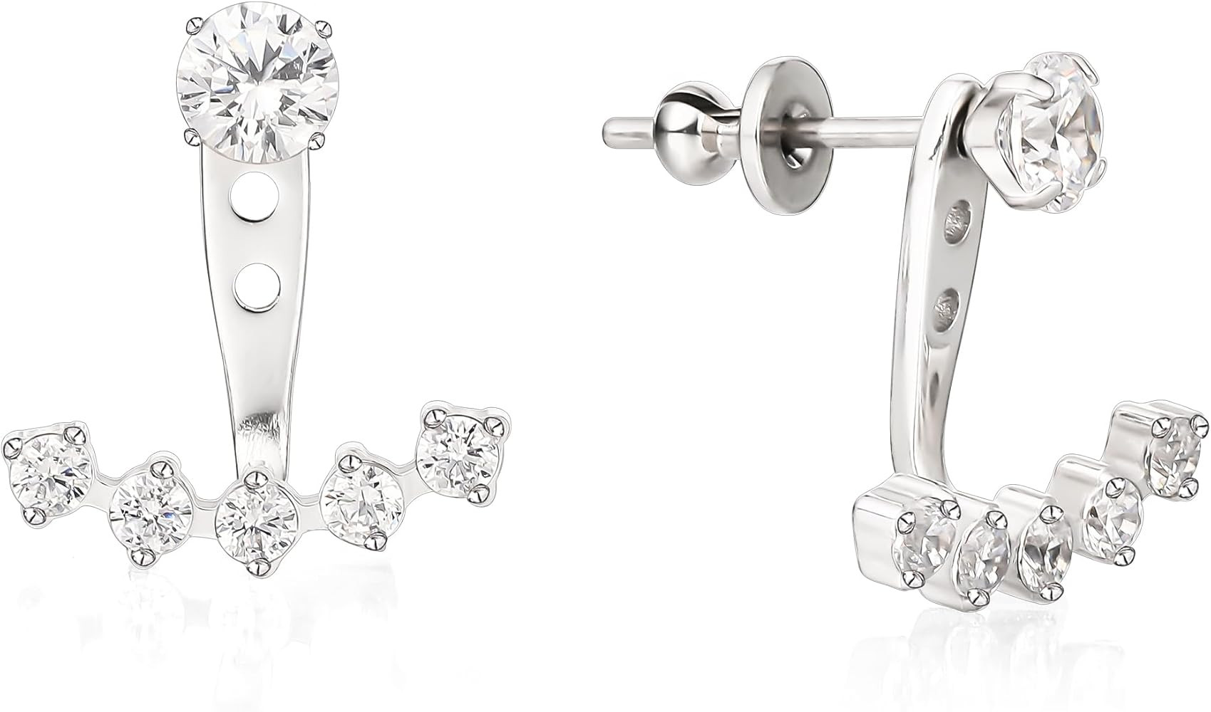 Limerencia F136 Hypoallergenic Pure Titanium Earrings for Women, G23 Implant Grade 5A Cubic Zirco... | Amazon (US)