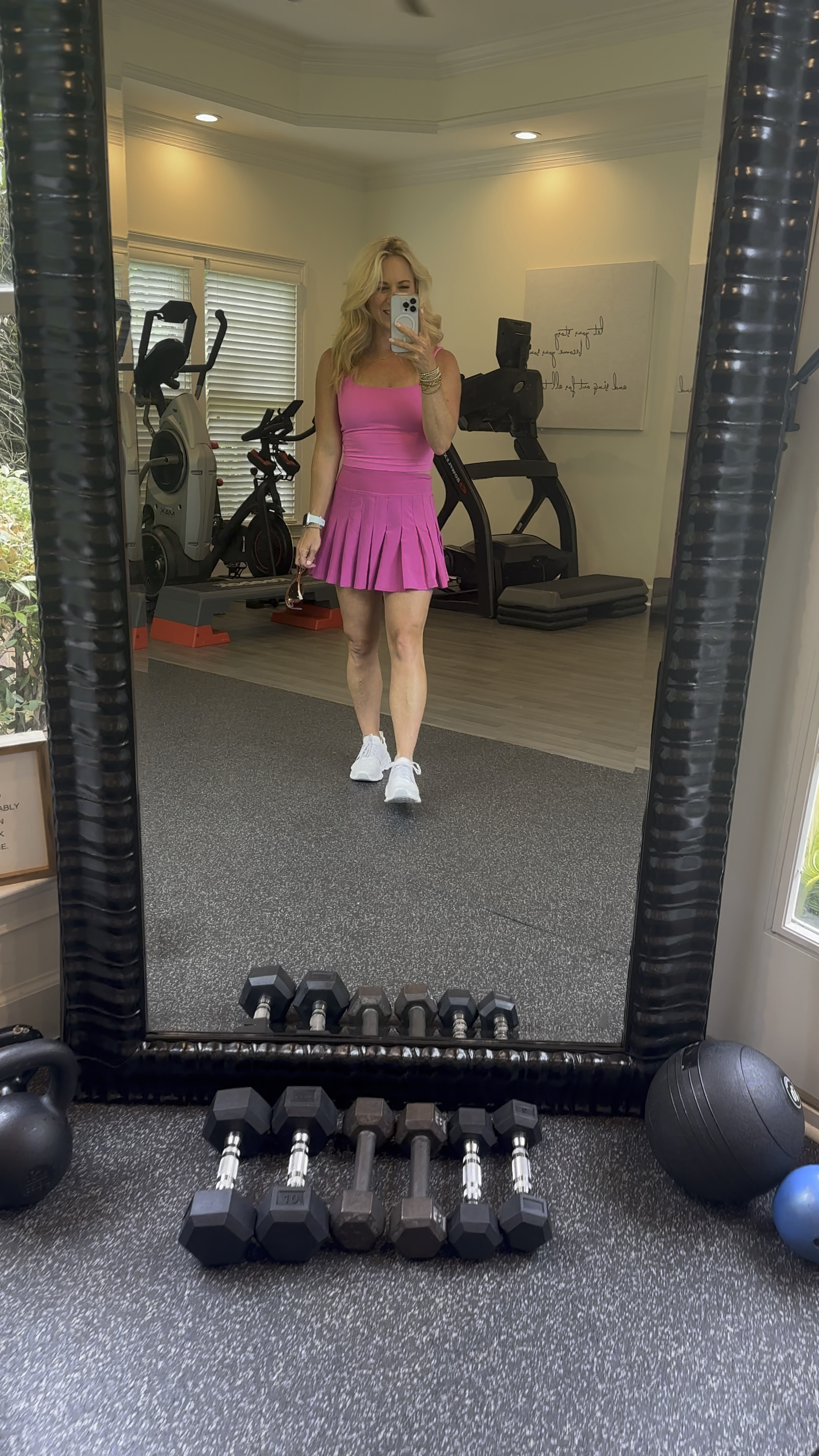 💕Happy Workout Outfit! Best highest waisted  workout skirt & square neck top!  CRZ YOGA!  

#LTKActive #LTKFitness #LTKTravel