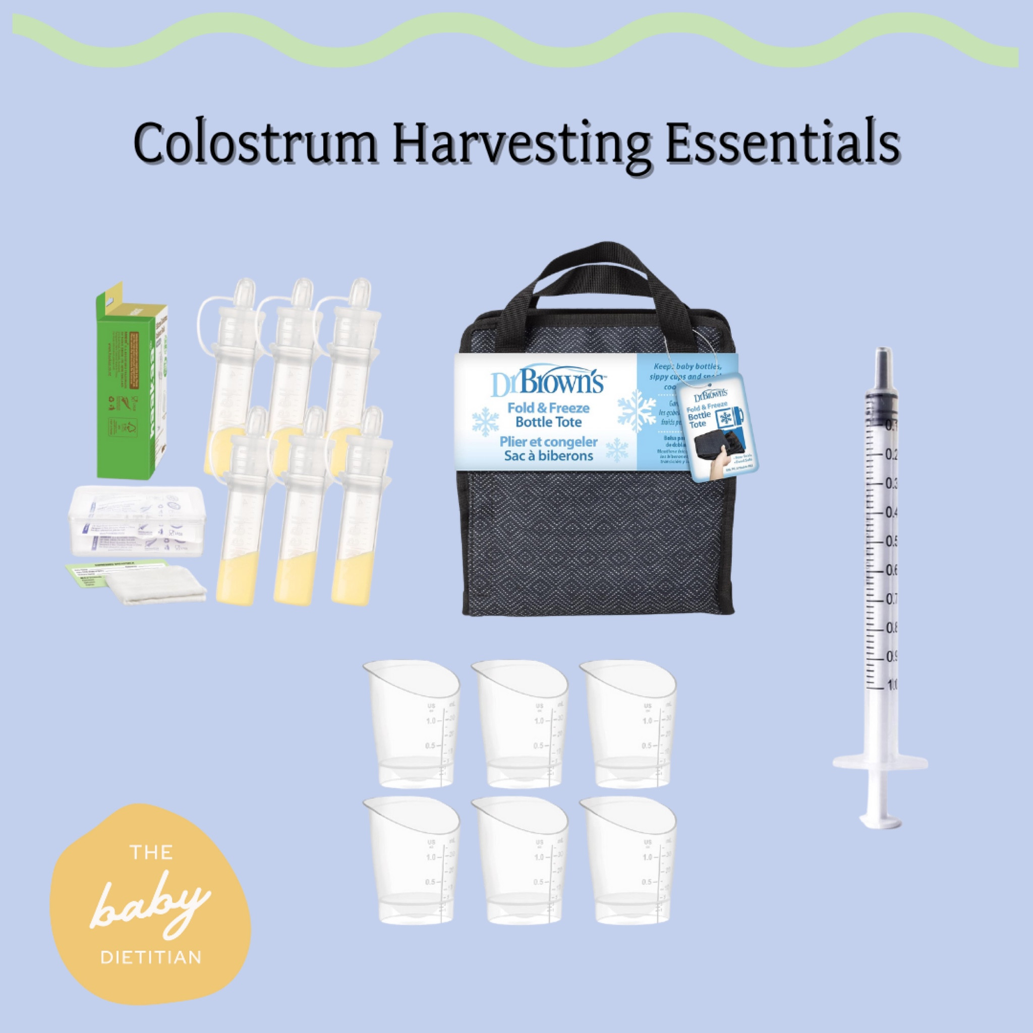 These are the items I used to successfully harvest colostrum to provide my little one when he was sleepy after birth. You really don’t need much! Clean hands, sterilize container to express the milk into and store! The cooler was what we used to bring the colostrum into the hospital with us. 

#LTKFamily #LTKBaby #LTKBump