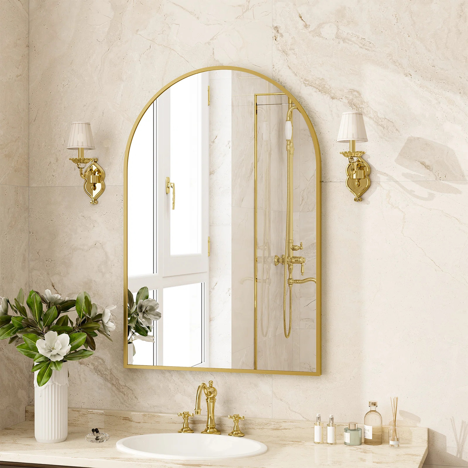 Yazlen Cornelia Bathroom Mirror | Wayfair North America