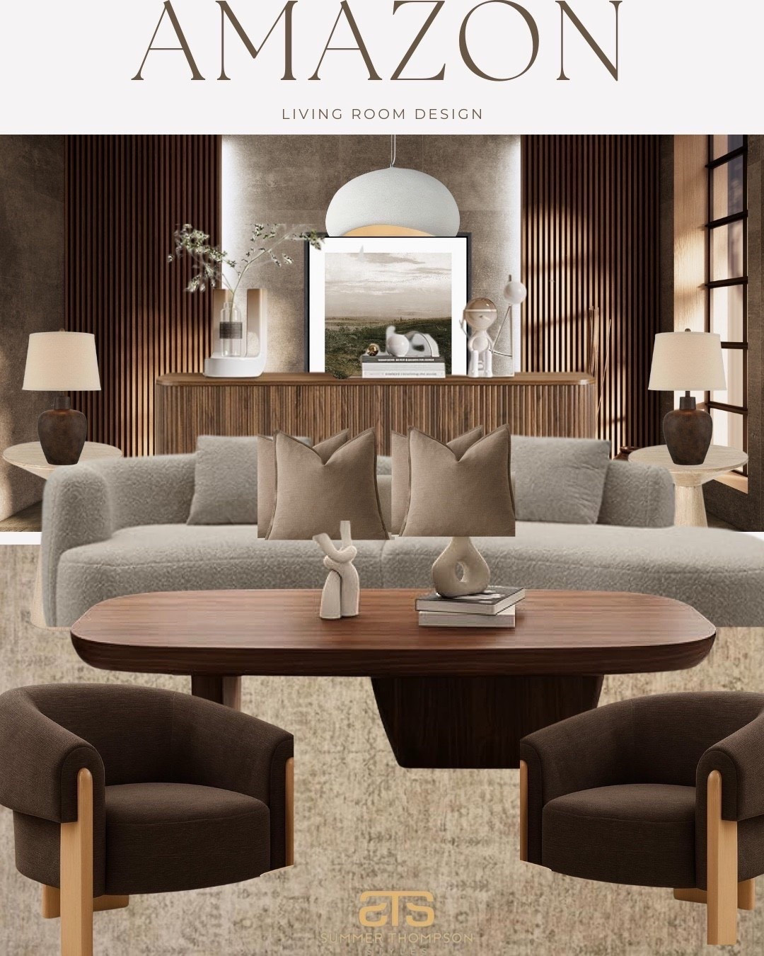 Modern, warm, and perfectly neutral ✨
This Amazon living room design blends cozy textures with rich wood tones for an elevated yet approachable look. Every piece is linked and easy to shop — proof that style and comfort can coexist beautifully.


#AmazonHomeFinds #LivingRoomDesign #NeutralHomeDecor #AmazonFurniture #ModernHomeStyle #CozyInteriors #HomeDesignInspo #AmazonHomeDecor #InteriorStyling


#LTKU #LTKHome #LTKSaleAlert