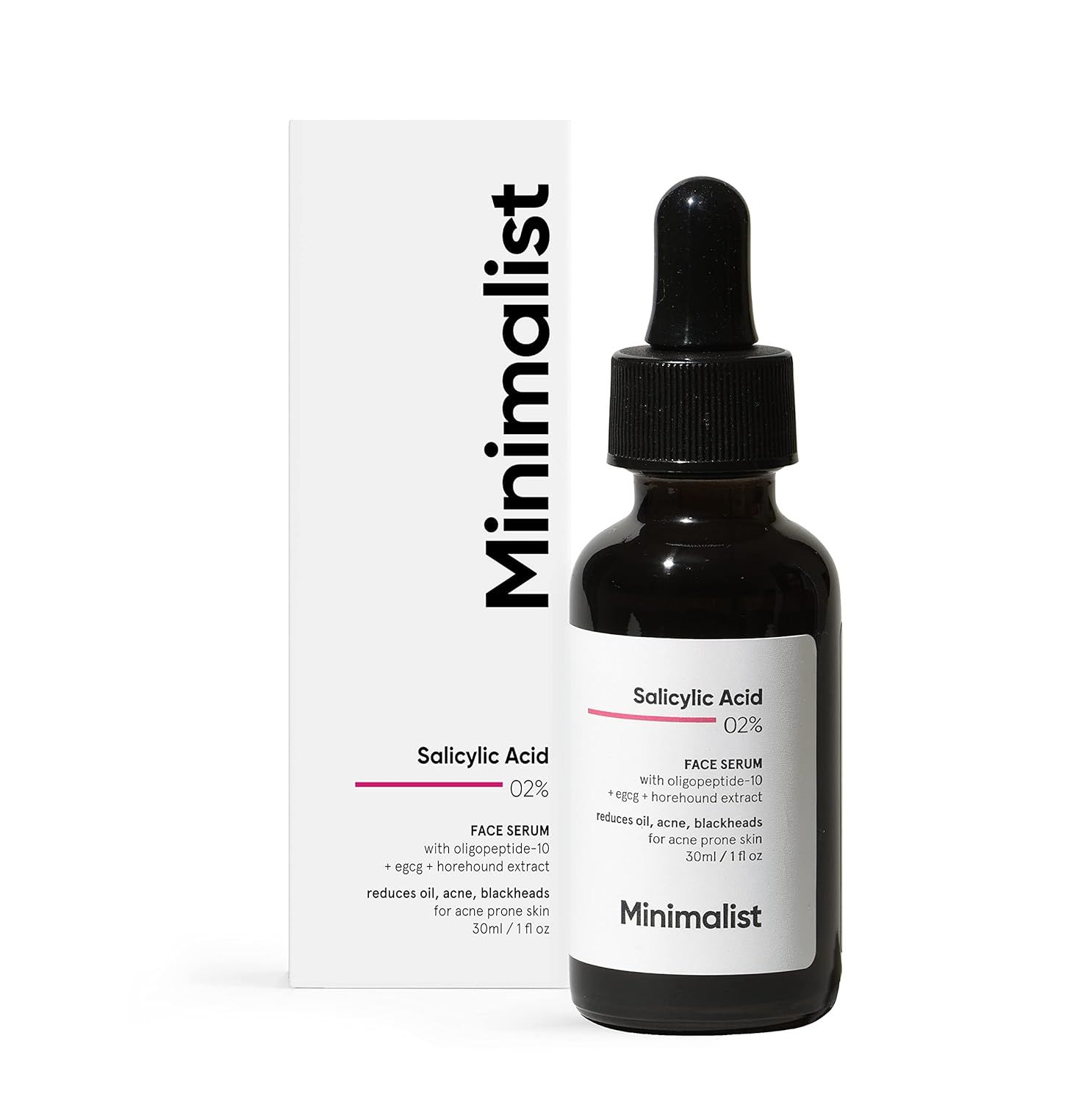 Minimalist 2% Salicylic Acid Serum For Acne, Blackheads & Open Pores | Reduces Excess Oil & Bumpy... | Amazon (US)