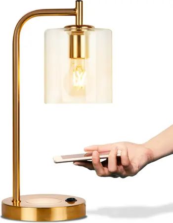 Brightech Elizabeth USB Table Lamp with Wireless Charging Pad | Nordstrom | Nordstrom