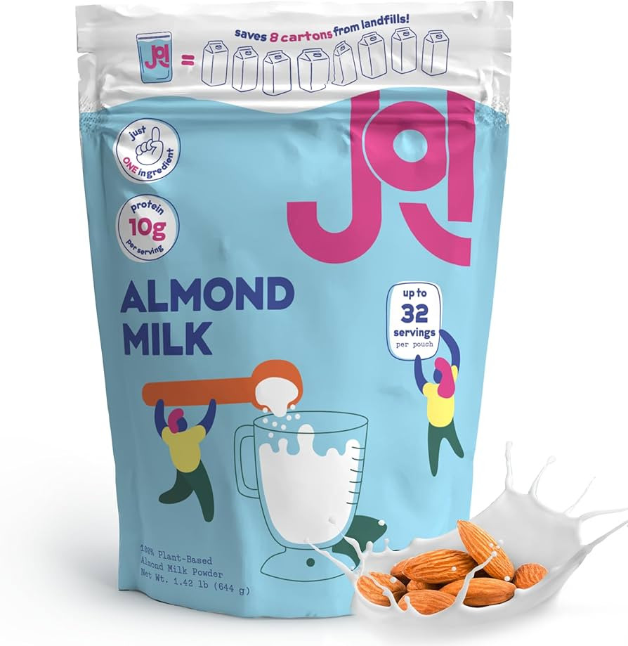 Almond Milk, Plant-Based Milk Powder - by JOI. No Preservatives, No Gums, No Added Sugar. Great f... | Amazon (US)