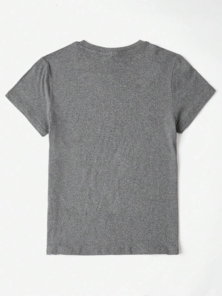 SHEIN LUNE Guitar Graphic Print T-Shirt | SHEIN