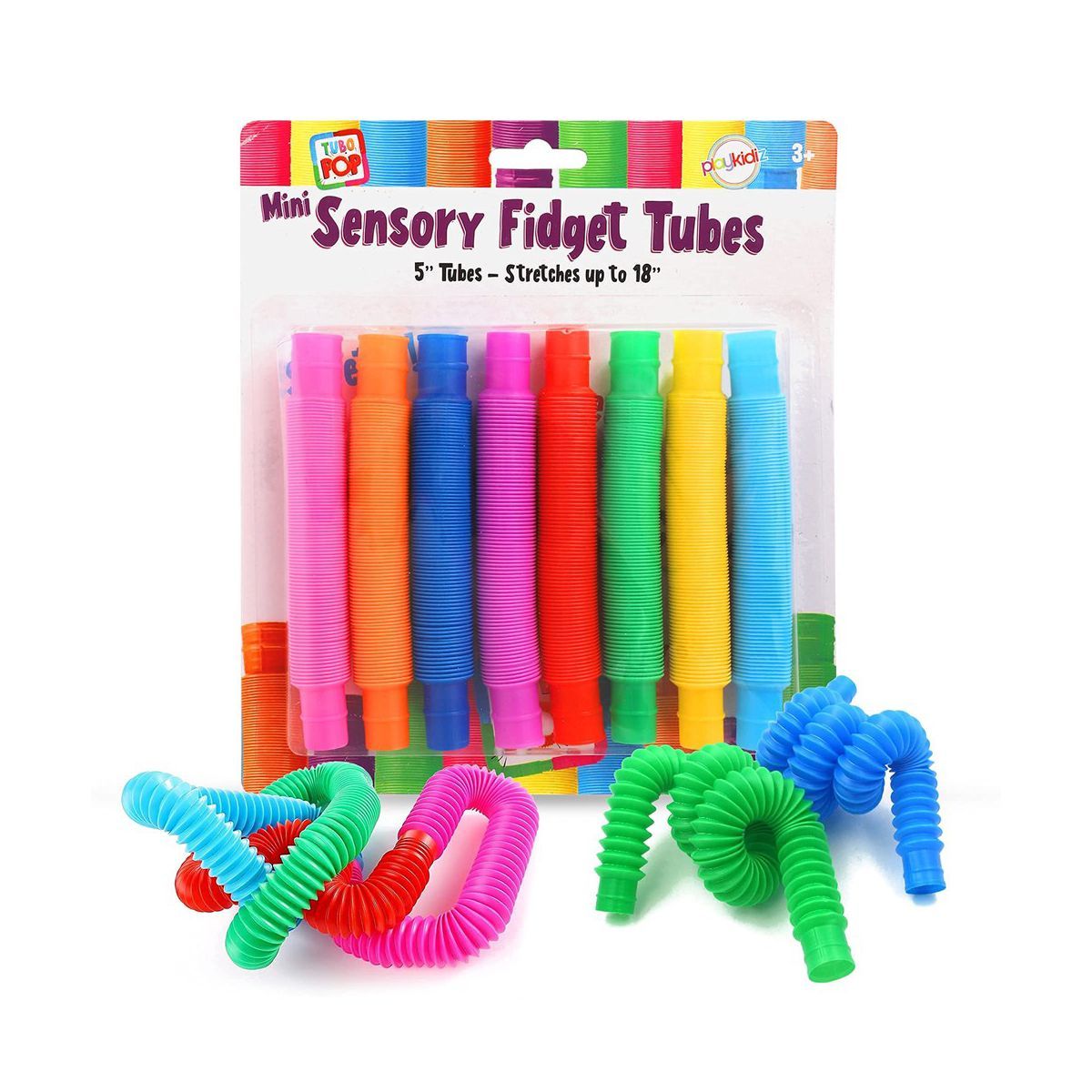 Playkidiz Pop Tubes, 8 Pack , Mini, Multicolored | Target