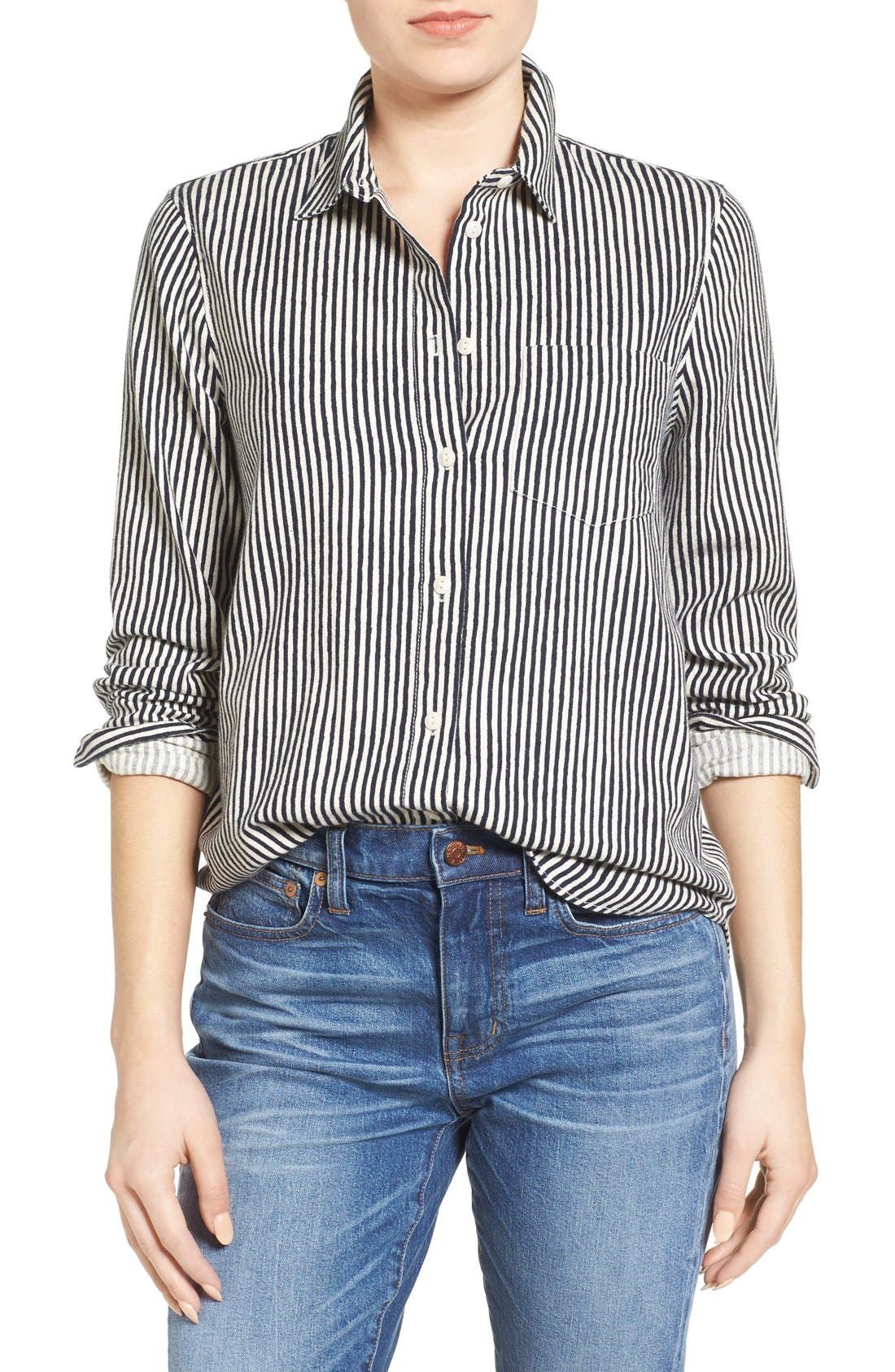 Stripe Boyfriend Shirt | Nordstrom