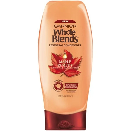 Garnier Whole Blends Restoring Conditioner Maple Remedy, For Dry, Damaged Hair, 12.5 fl. oz. | Walmart (US)