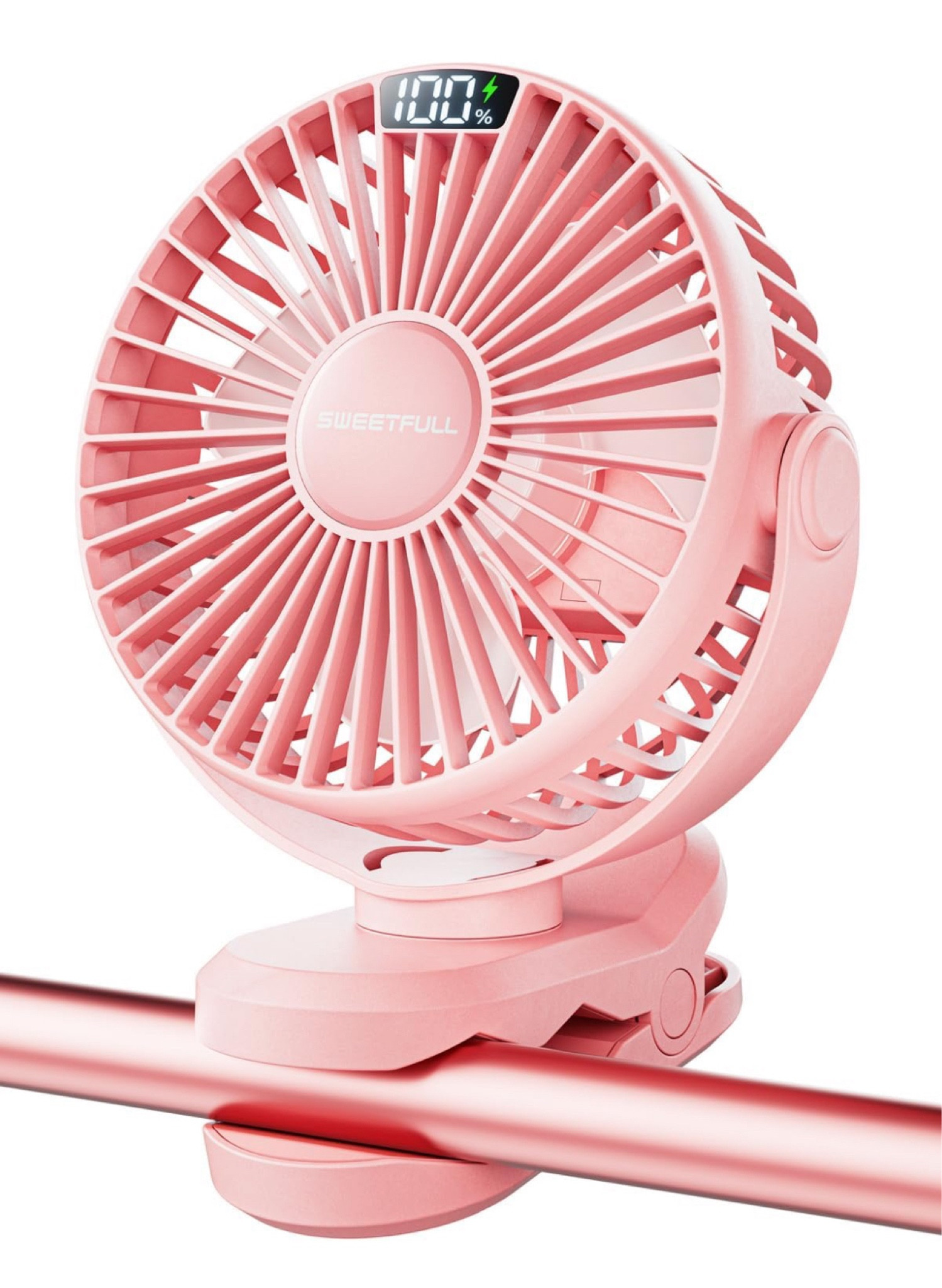 Clip on fan. Rechargeable, battery lasts a long time, 4 speeds. Soooo great for clipping to a stroller or car seat. 

#LTKKids #LTKBaby #LTKSeasonal