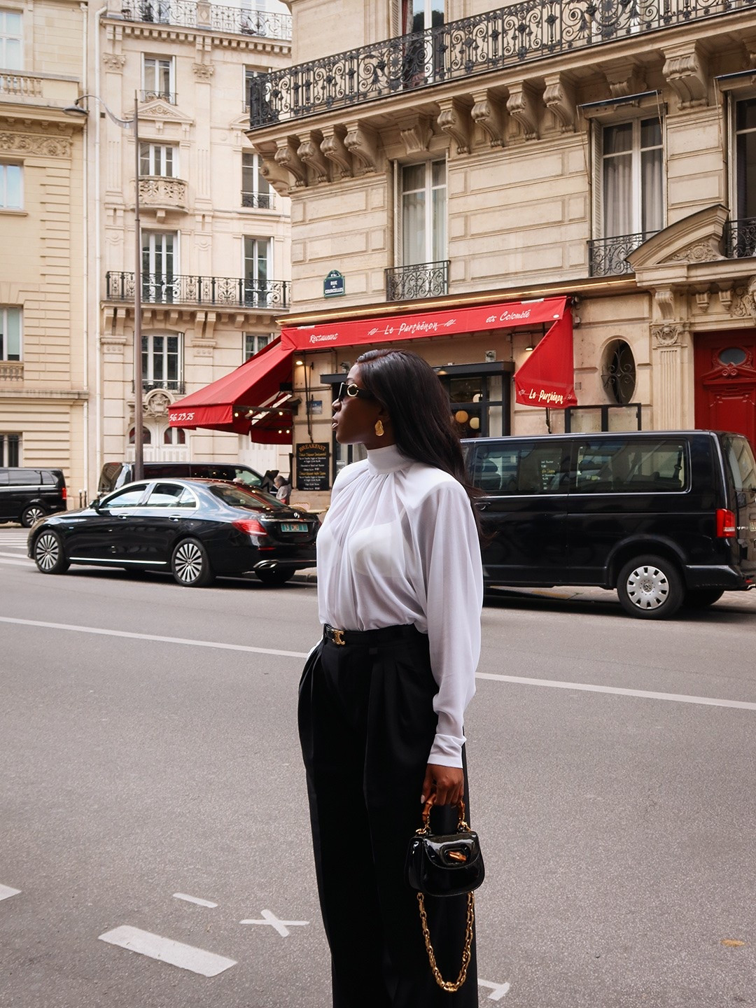 Black, White & Paris

A timeless black and white look featuring a high-neck blouse, tailored wide-leg trousers, gold accessories and a structured mini bag. Effortlessly polished with a touch of Parisian elegance.

Paris style, Paris outfit, Paris street style, black and white outfit, monochrome style, tailored trousers, wide leg pants, white blouse, luxury accessories, designer bag, chic style, elegant outfit, classic style, capsule wardrobe, elevated basics, old money style, fashion week style, outfit inspiration, LTK fashion, Paris fashion inspiration

#LTKsummer #LTKstyletip #LTKtravel