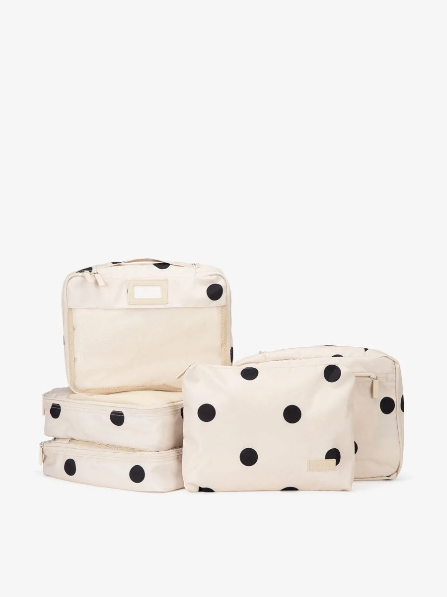 Packing Cubes Set (5 Pieces)- POLKA DOT | CALPAK