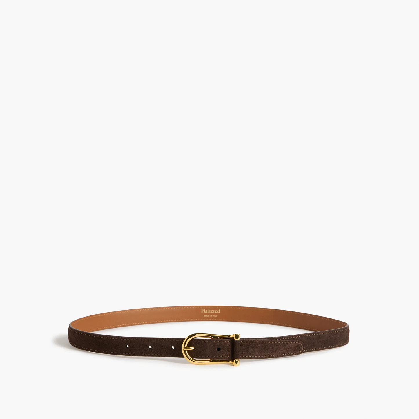 Betty Suede Chocolate Belt | Flattered