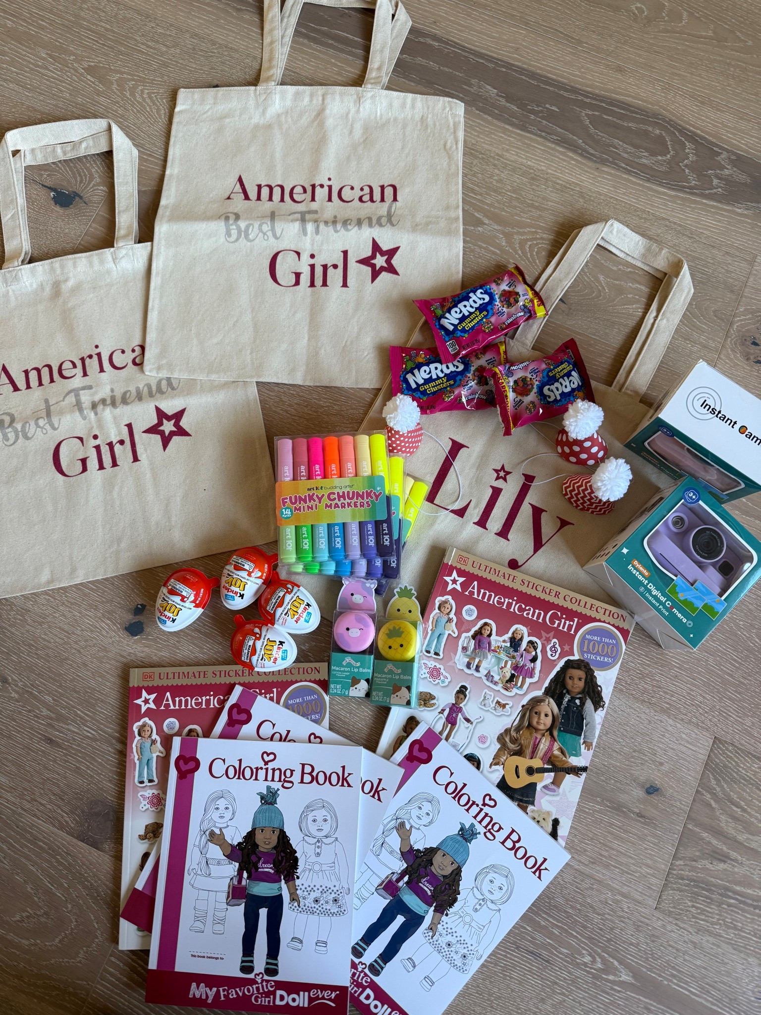 American girl party favors. American girl bags. American girl birthday. American girl coloring book. American girl 