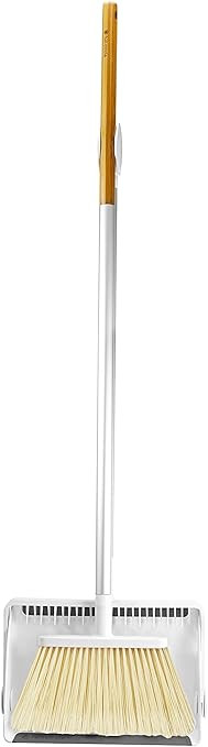 Full Circle Tag Team Home Cleaning, Easy-Empty Broom and Dustpan Set, White | Amazon (US)