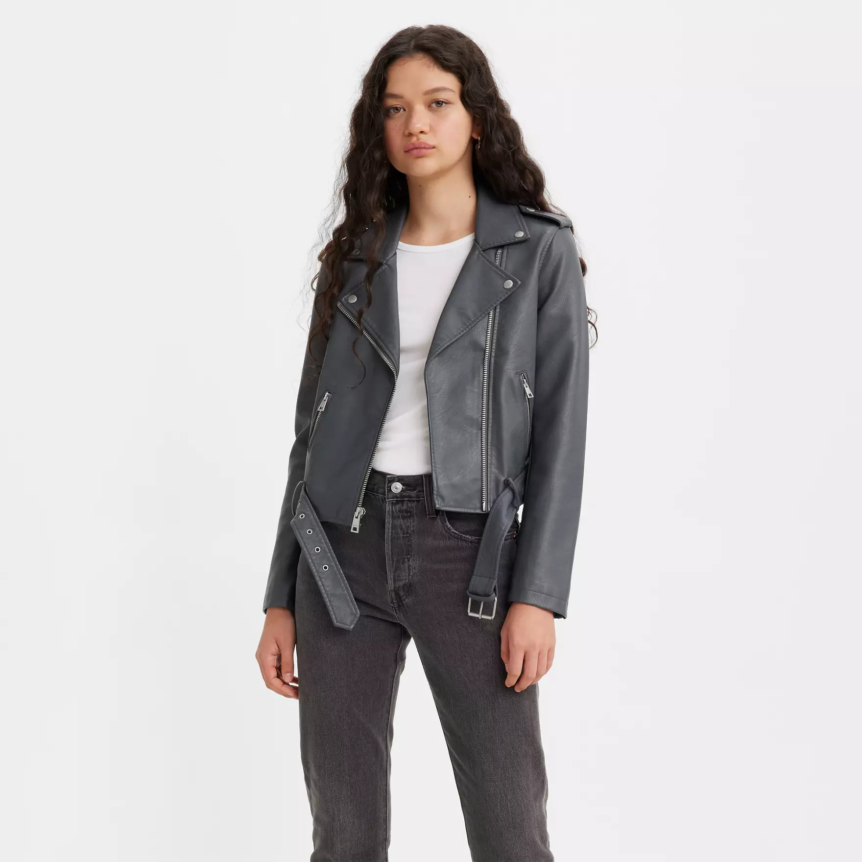 Belted Faux Leather Moto Jacket | Levi's US
