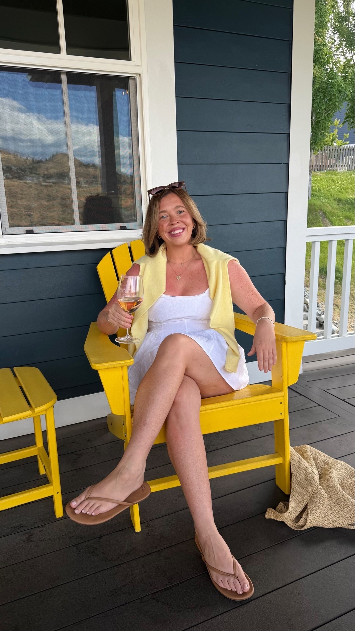 Vacation Dinner OOTD 🥂 size 8/10 | M/L | 5’4” Wearing a medium petit in the dress

#LTKootd #LTKTravel #LTKMidsize