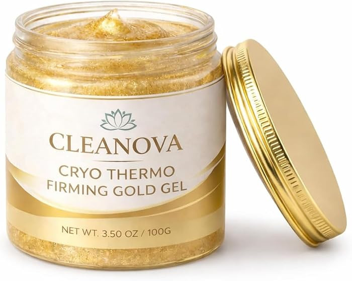 Cleanova Cryo Thermo Firming Gold Gel, 3.5 oz | Amazon (US)