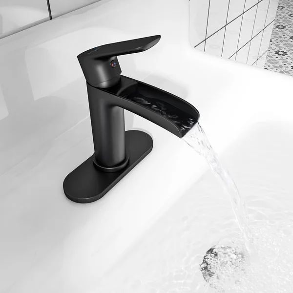 1436104 Bathroom Single Hole Faucet with Drain Assembly | Wayfair North America
