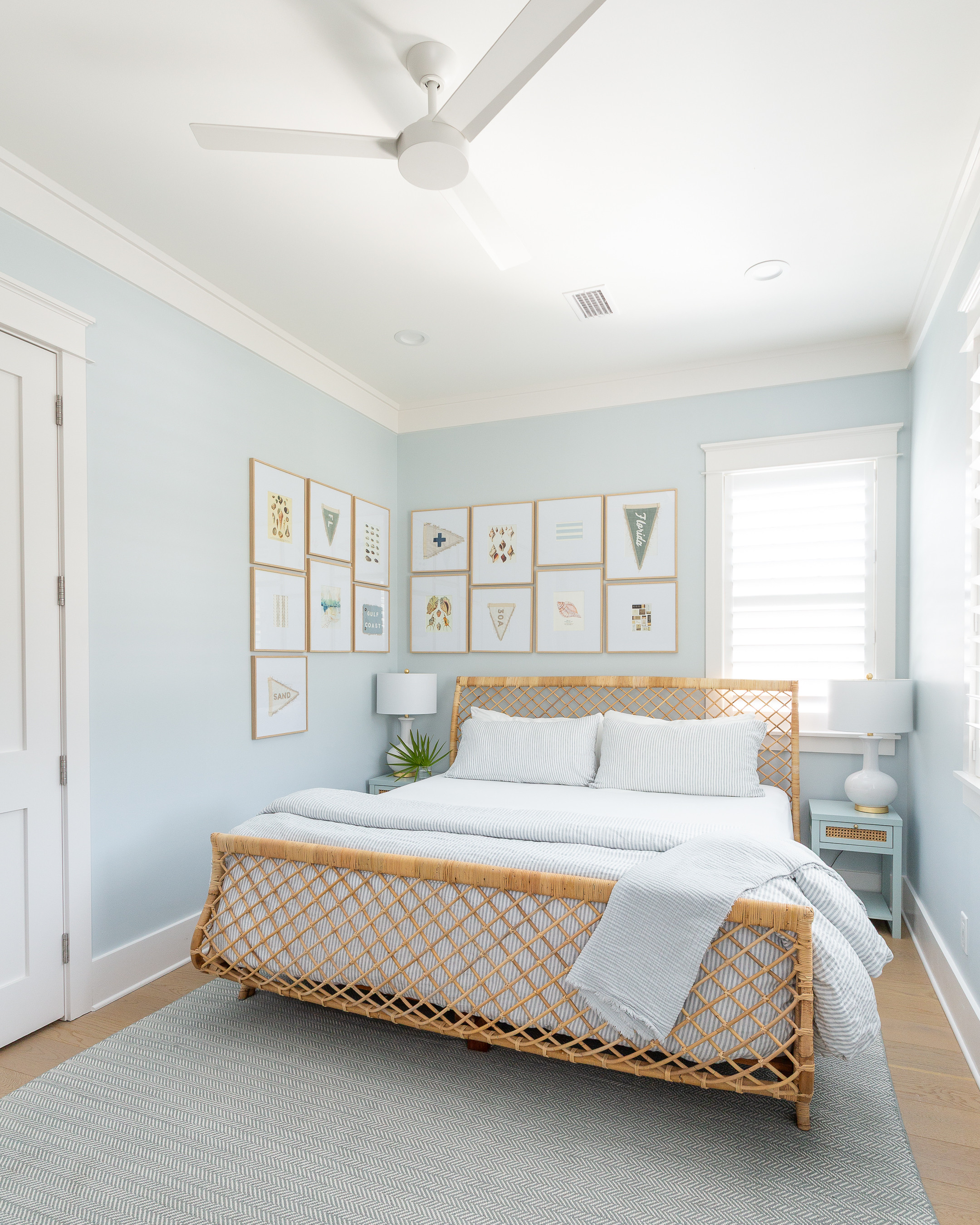 Modern coastal home bedroom decor // bed // lamp //  

 #LTKSeasonal #LTKHome