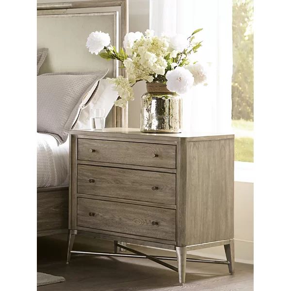 Dilbeck 3 Drawer Nightstand | Wayfair North America