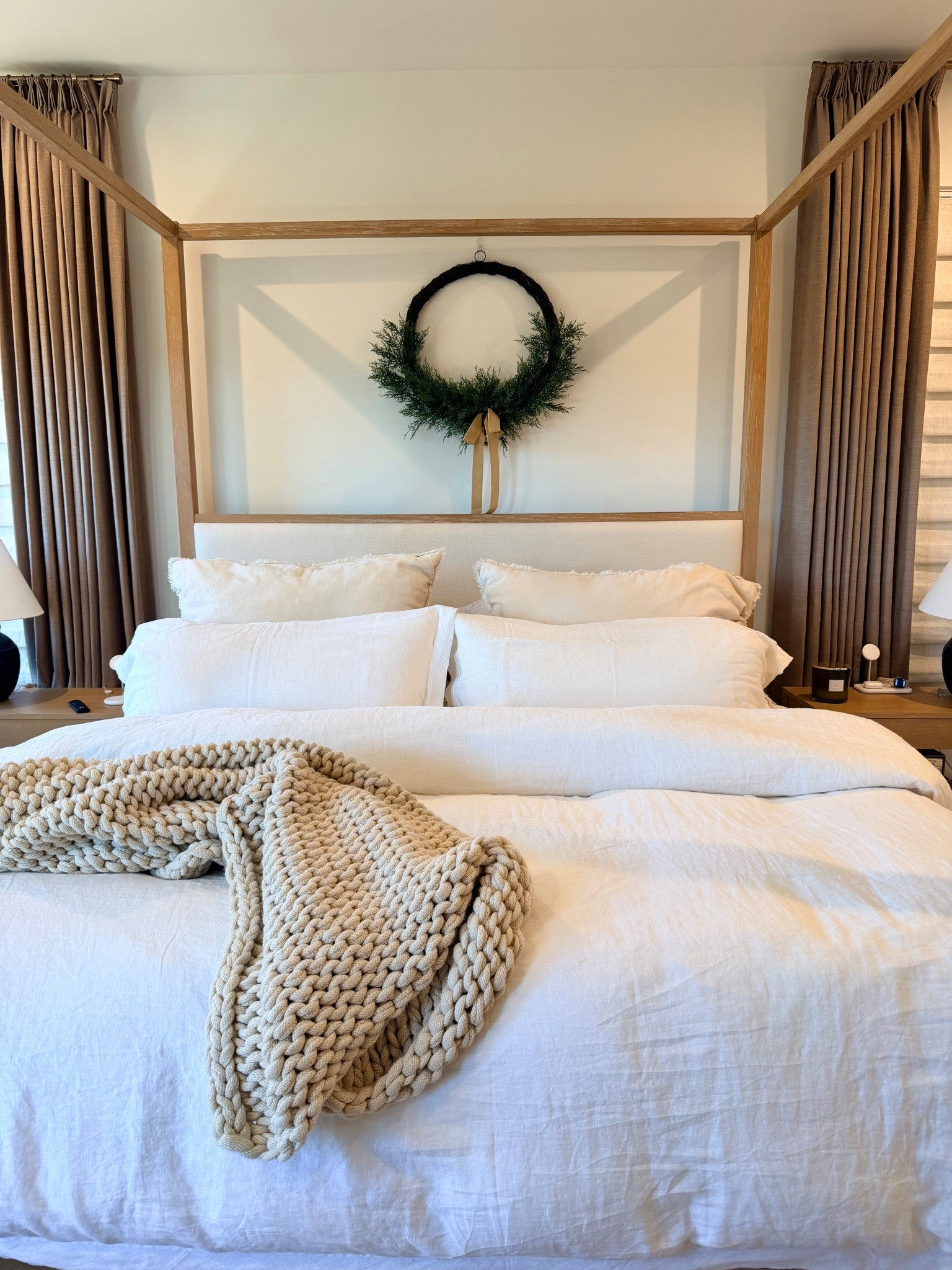 Our Christmas bed this year is simple and romantic. I love it. 

#LTKSeasonal #LTKHome #LTKHoliday